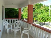 Balcony of the Hotel PLAZA LAS BARIAS - La Descubierta - Dominican Republic